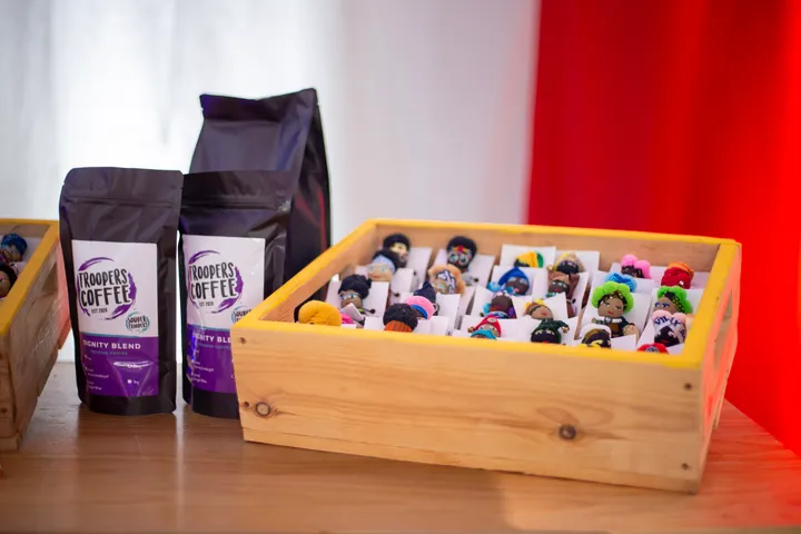 Troopers Coffee and African Worry Dolls from the Souper Troopers shop